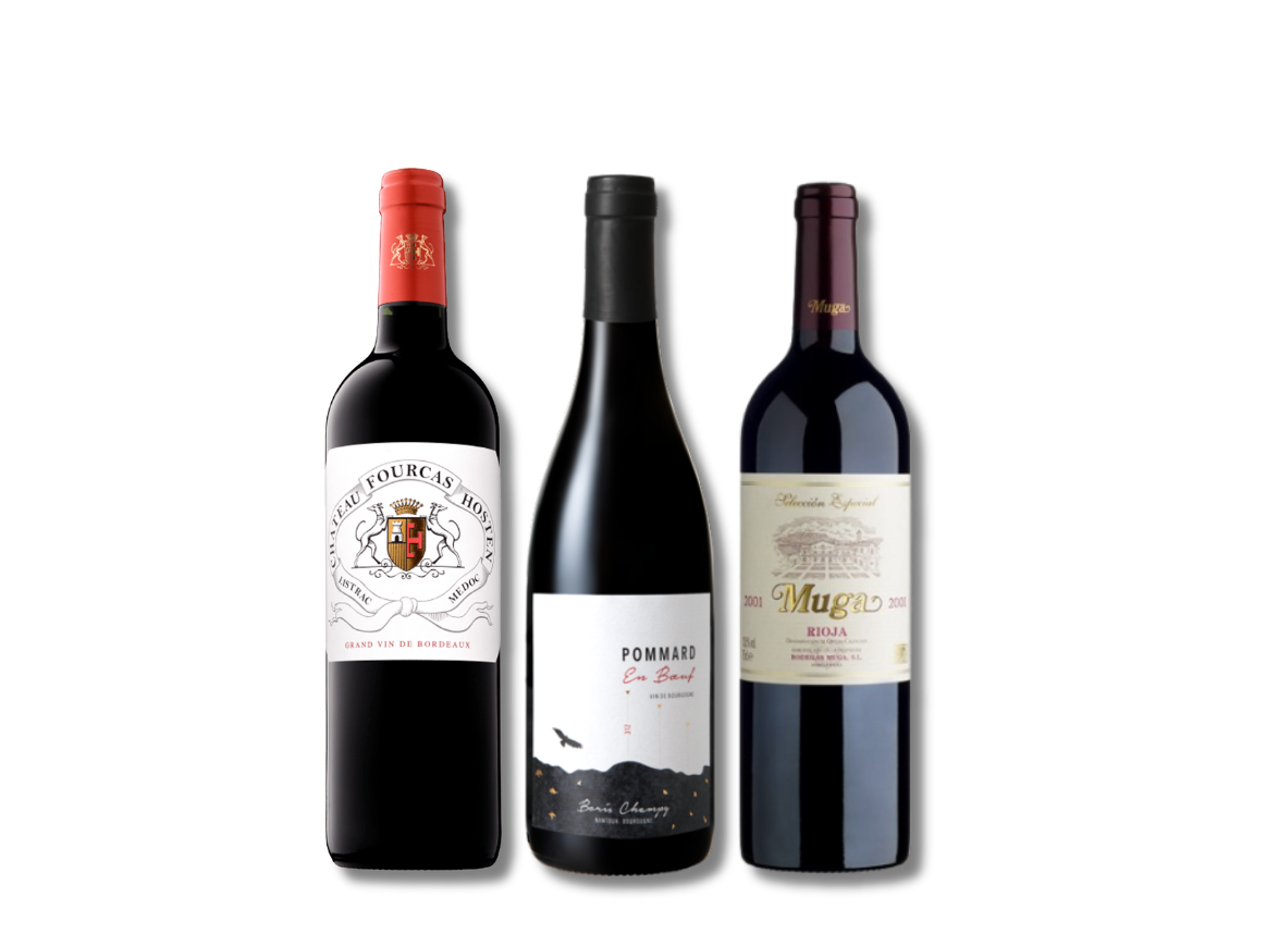 Bordeaux, Burgundy and Rioja Three Pack