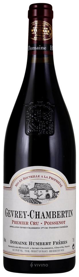 2023 Domaine Humbert Gevrey Chambertin 1er Cru Le Poissenot 6pk