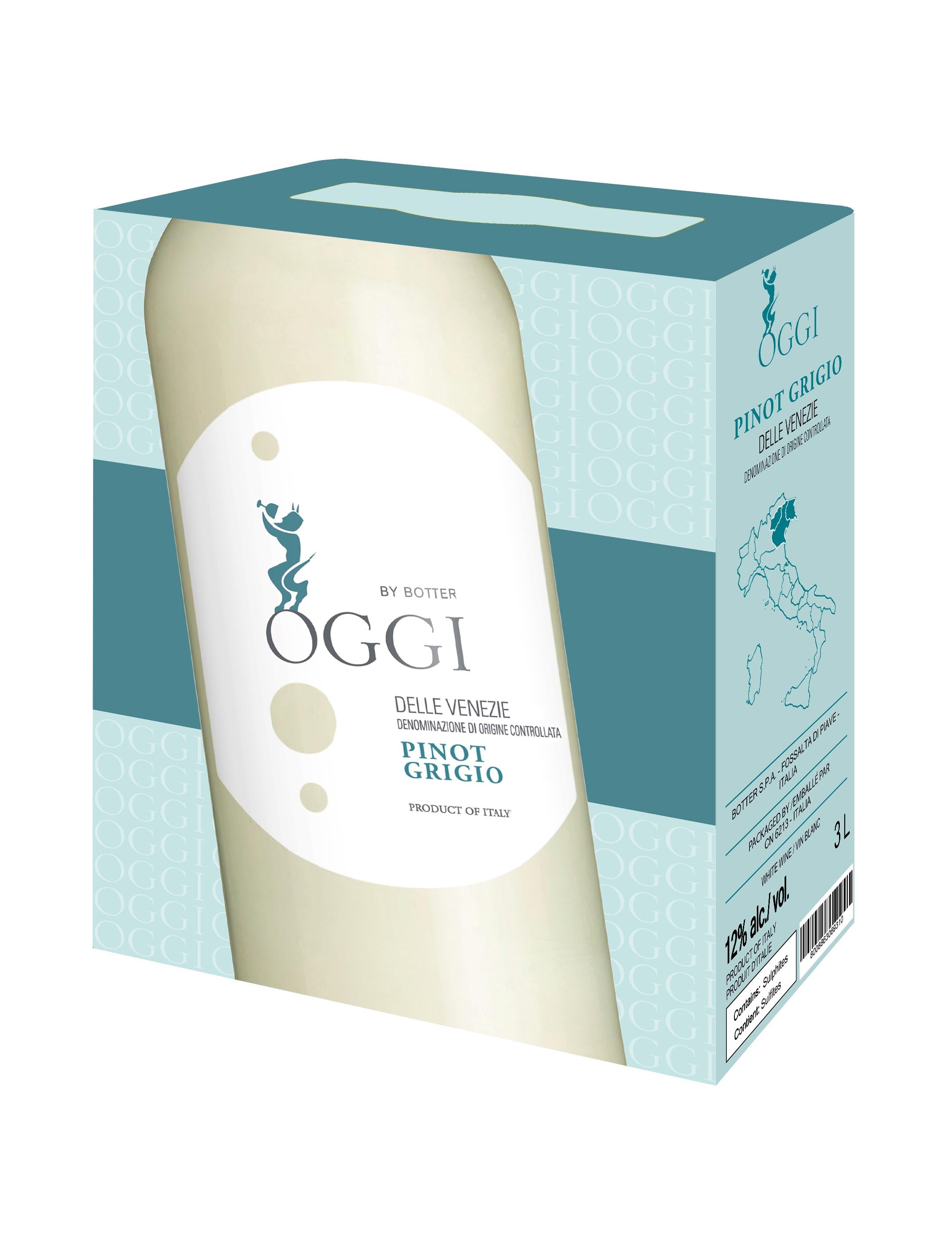 Oggi Botter Pinot Grigio 3L Bag in Box
