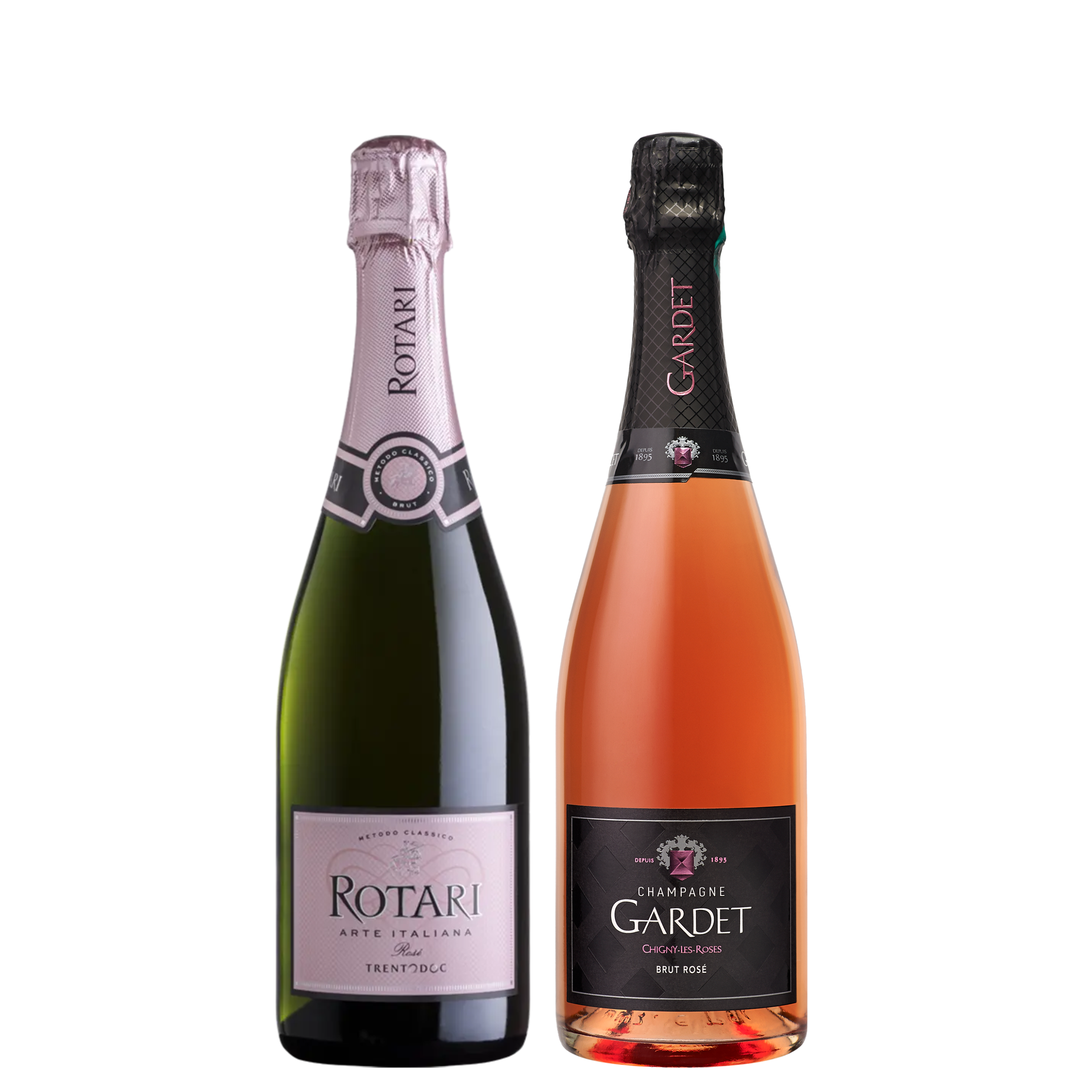 Rose Champagne and Sparkling Duo